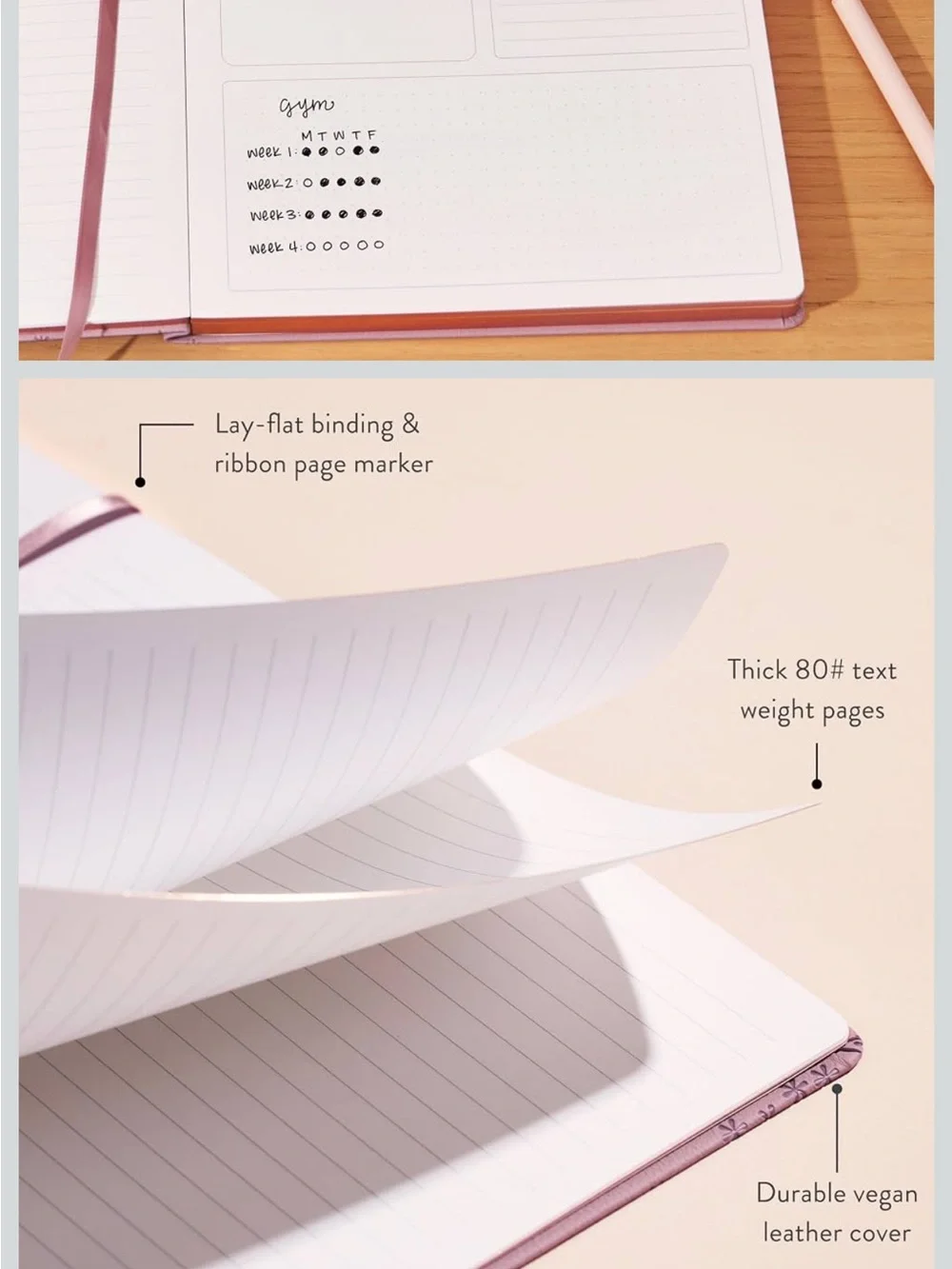 New erin condren softbound customizable lifeplanner wisteria vegan undated